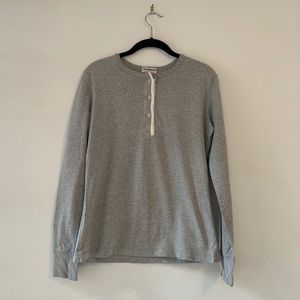 Tradlands Henley, Gray, Size Small
